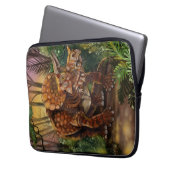 Triceratops Forest Laptopschutzhülle (Vorderseite Links)
