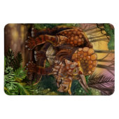Triceratops Forest Magnet (Horizontal)