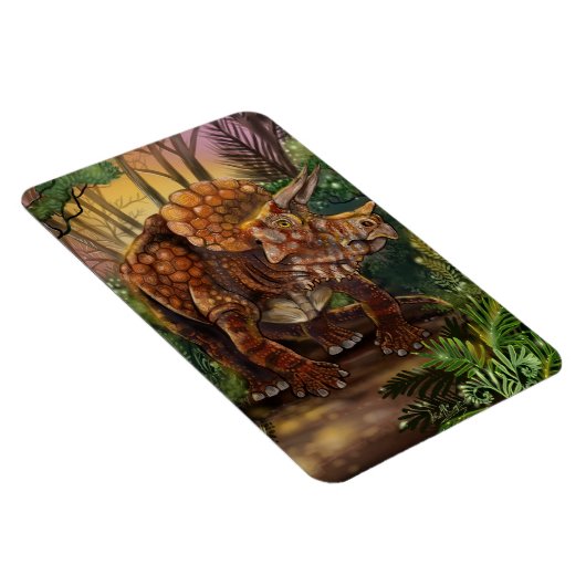 Triceratops Forest Magnet (Rechte Seite)