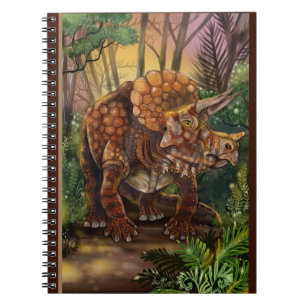 Triceratops Forest Notizblock