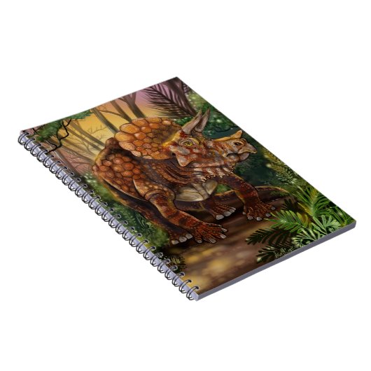 Triceratops Forest Notizblock (Rechte Seite)