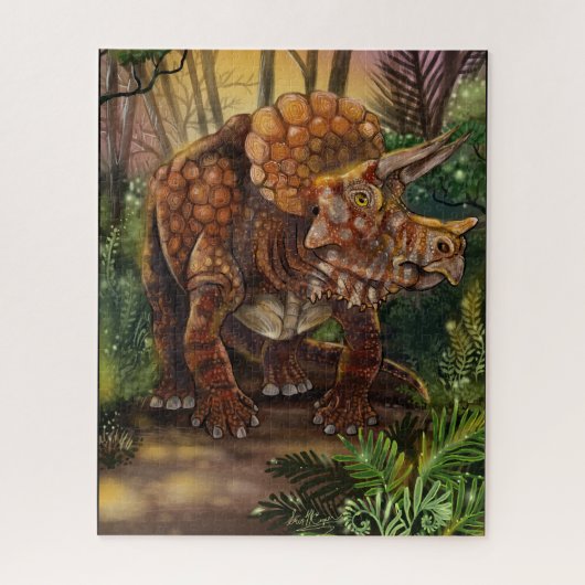 Triceratops Forest Puzzle (Vertikal)