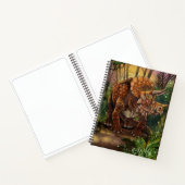 Triceratops Forest Sketchbook Notizblock (Innenseite)