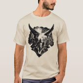 Triceratops Fossil Skull T - Shirt (Vorderseite)