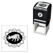 Triceratops Fossile Cameo Permastempel (Beispiel)