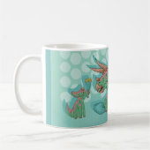 Triceratops geben Blume Kaffeetasse (Links)