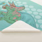 Triceratops geben Blume Sherpadecke (3/4)