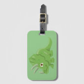 Triceratops Gepäckmarke Gepäckanhänger (Vorderseite Vertikal)