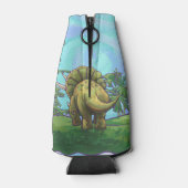 Triceratops Geschenke und Zubehör Flaschenkühler (Rückseite)