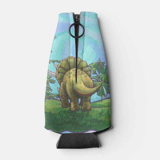 Triceratops Geschenke und Zubehör Flaschenkühler (Rückseite)
