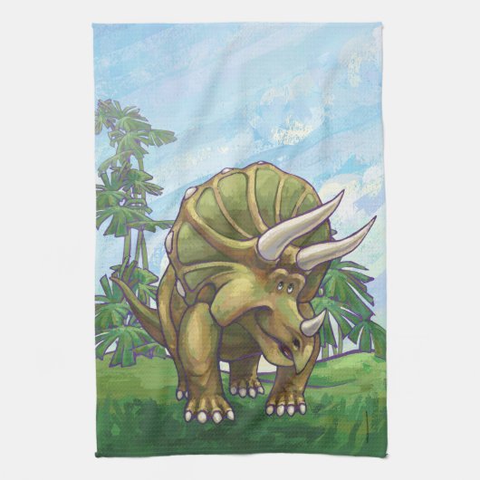 Triceratops Geschenke und Zubehör Küchentuch (Vertikal)