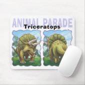 Triceratops Geschenke und Zubehör Mousepad (Mit Mouse)