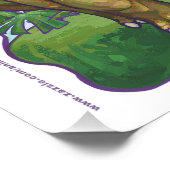 Triceratops Geschenke und Zubehör Poster (Ecke)