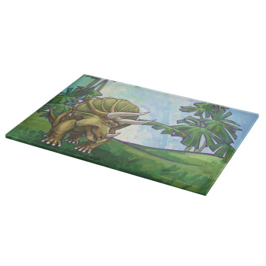 Triceratops Geschenke und Zubehör Schneidebrett (Ecke)