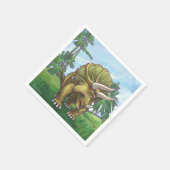 Triceratops Geschenke und Zubehör Serviette (Ecke)