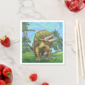 Triceratops Geschenke und Zubehör Serviette (Beispiel)