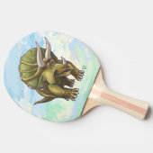 Triceratops Geschenke und Zubehör Tischtennis Schläger (Seitenansicht)
