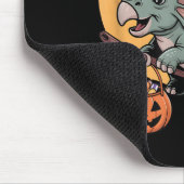 Triceratops Hexenhut Pumpkin Halloween Kostüm Me Mousepad (Ecke)