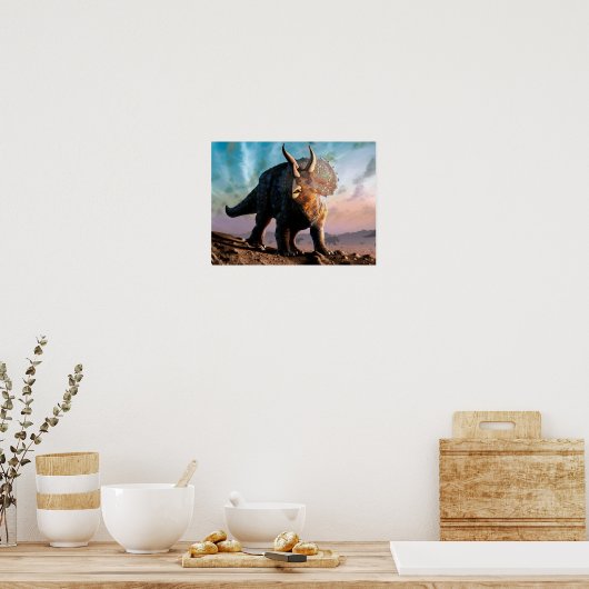 Triceratops Horridus Poster (Küche)