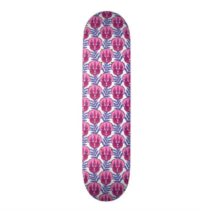 Triceratops-hübscher rosa Dinosaurier Skateboard