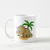 Triceratops in einem tropischen Klima. Kaffeetasse (Links)