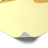 Triceratops in einem tropischen Klima. Poster (Ecke)