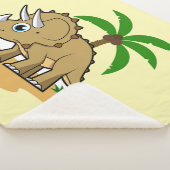 Triceratops in einem tropischen Klima. Sherpadecke (3/4)