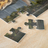 Triceratops in einem Urwald Puzzle (Seite)