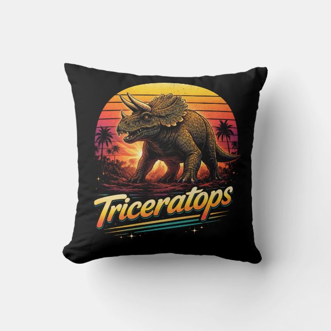 Triceratops Kissen (Vorderseite)