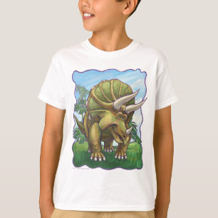 Triceratops-Köpfe und Schwanz-KinderT - Shirts