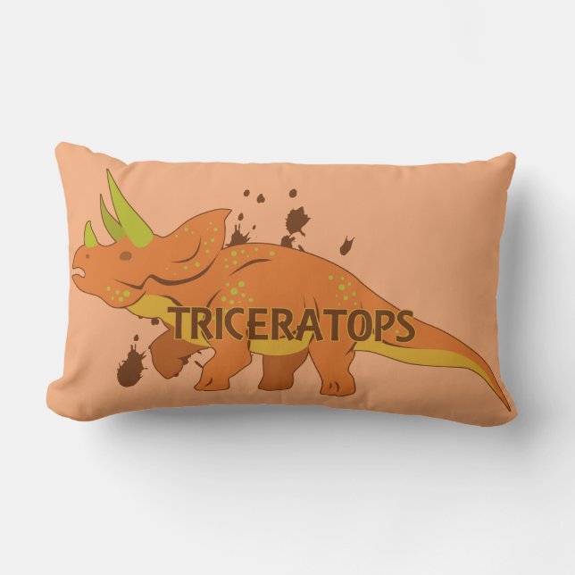 Triceratops Lendenkissen (Vorderseite)