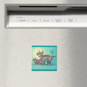 Triceratops Magnet (In Situ (Geschirrspüler))