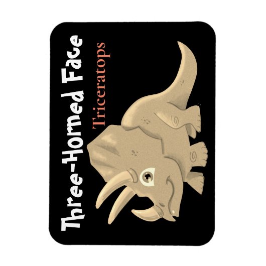 Triceratops Magnet (Vertikal)