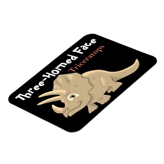 Triceratops Magnet (Linke Seite)