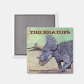 Triceratops Magnet (Vorderseite/Rückseite)