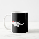 Triceratops Merry Christmas Funny Dinosaur Kaffeetasse (Links)