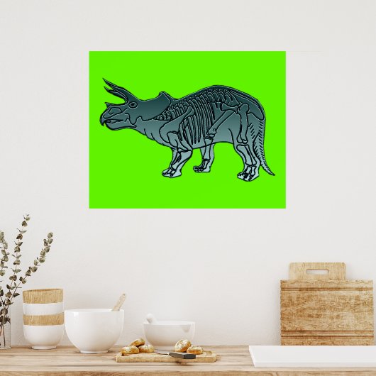 Triceratops Poster (Küche)