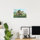 Triceratops Poster (Heimbüro)