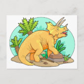 Triceratops Postkarte (Vorderseite)