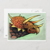 Triceratops Postkarte (Vorne/Hinten)