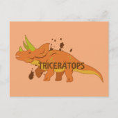 Triceratops Postkarte (Vorderseite)