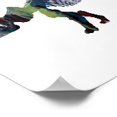 Triceratops prorsus skelett poster (Ecke)