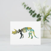 Triceratops prorsus skelett postkarte (Stehend Vorderseite)
