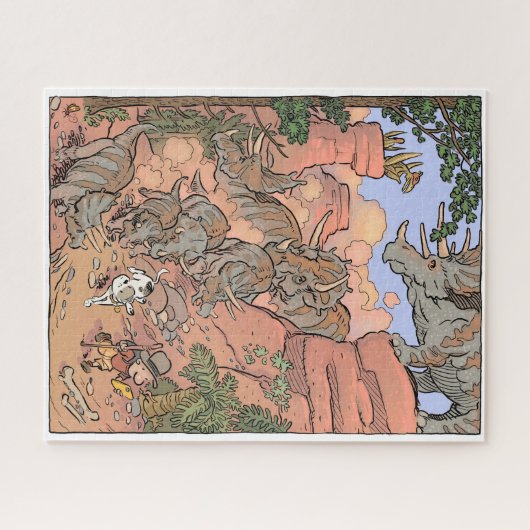Triceratops Puzzle (Horizontal)