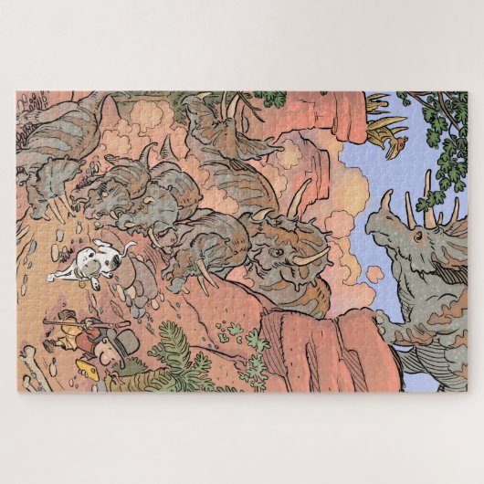Triceratops Puzzle (Horizontal)