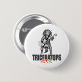 Triceratops Rocks Button (Vorne & Hinten)