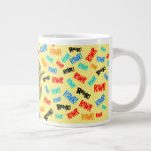 Triceratops sagt: "Rawr!" Jumbo-Tasse (Rechts)