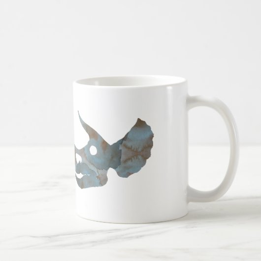 Triceratops-Schädel Kaffeetasse (Rechts)