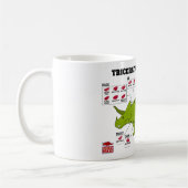 Triceratops schneidet Diagramm Kaffeetasse (Links)
