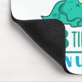 Triceratops sind dreimal besser als Unicorns Mousepad (Ecke)